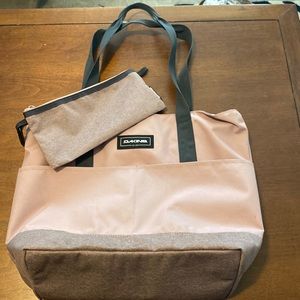 Pink canvas DaKine bag